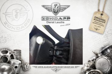 Preview: Zündapp Rücklicht-​Unterlage aus TPU – vibrationsdämpfend & wasserabweisend Sockel Rückleuchte Typ 517 & 529 KS 125 Typ 521 GS 125 Typ 520 - GRAU !